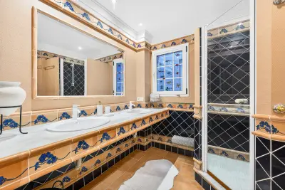 Bathroom with walk-in shower