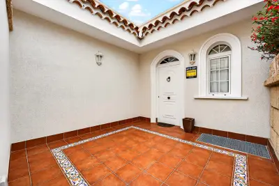 Charming private entrance patio