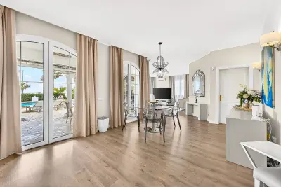 Living area with direct terrace access