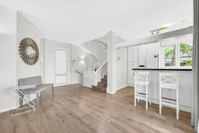Open-plan living space with kitchen and lounge